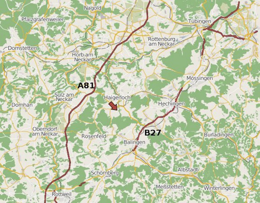 Pensionsstall Anfahrt